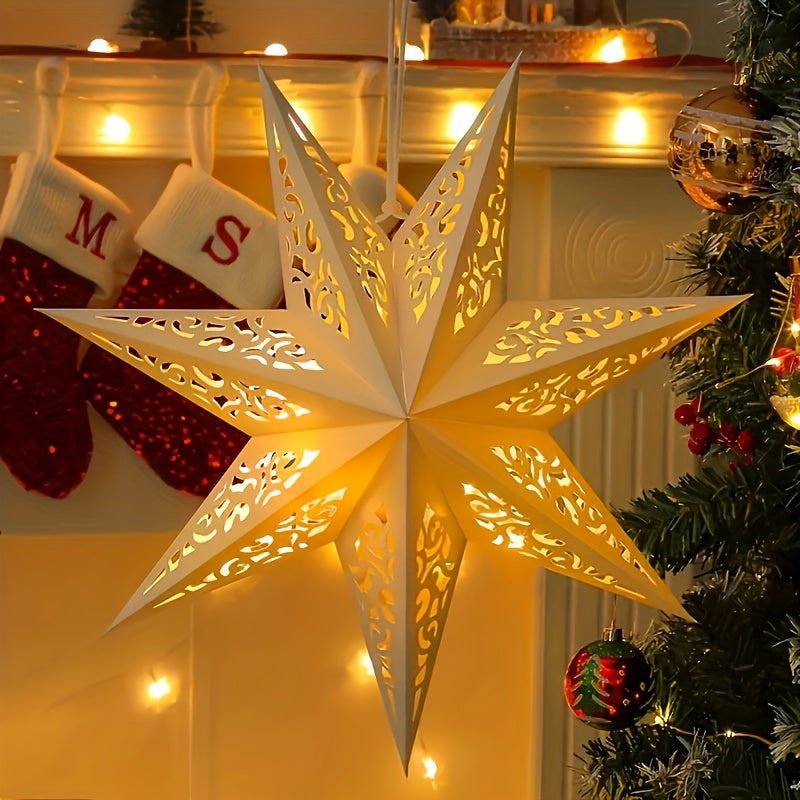 ⭐ 4 Linternas de Papel Estrella - Diseños Calados Artesanales
🕯️ Luz cálida sin electricidad • 🏠 Hogar, dormitorio, bodas • 🎄 Decoración navideña • ✨ Incluye velas