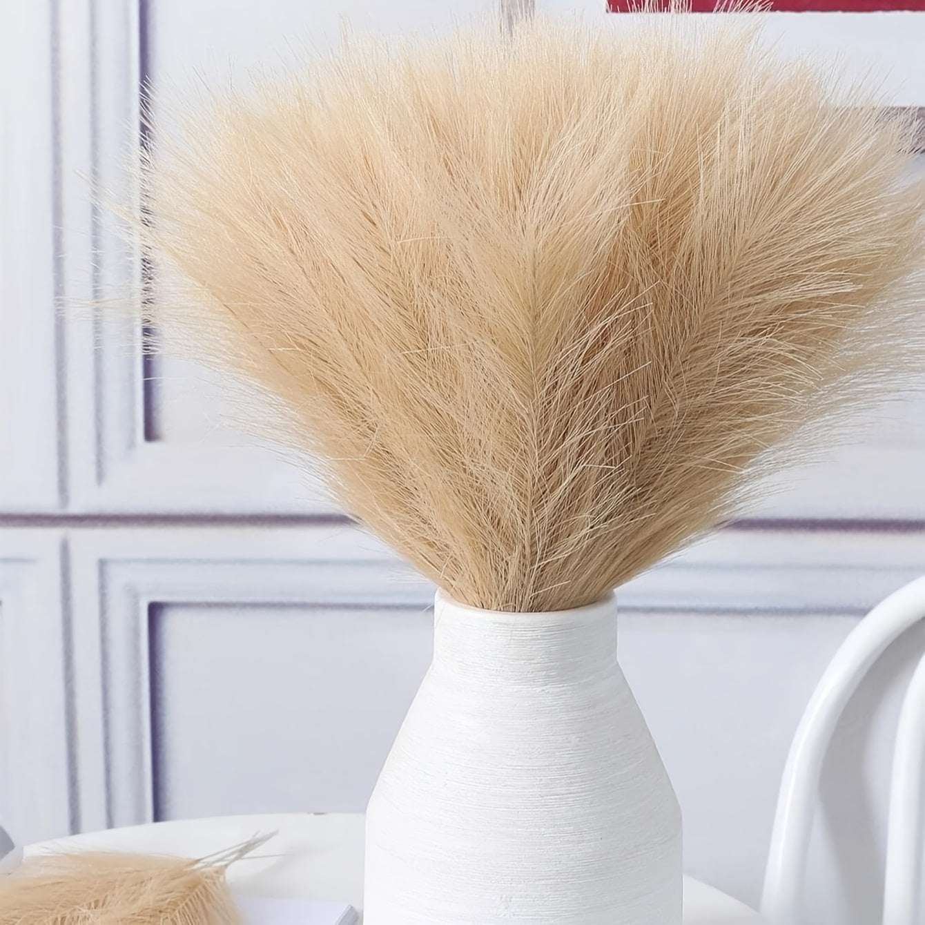 Set de 20 Ramas de Pampas Artificiales – Dale un Toque Boho Chic a Tu Espacio 🌾✨