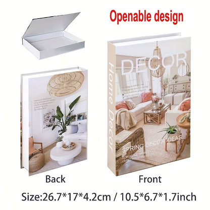 Libro Decorativo Clásico – Caja Secreta para un Toque Chic en tu Hogar 📚🖤
