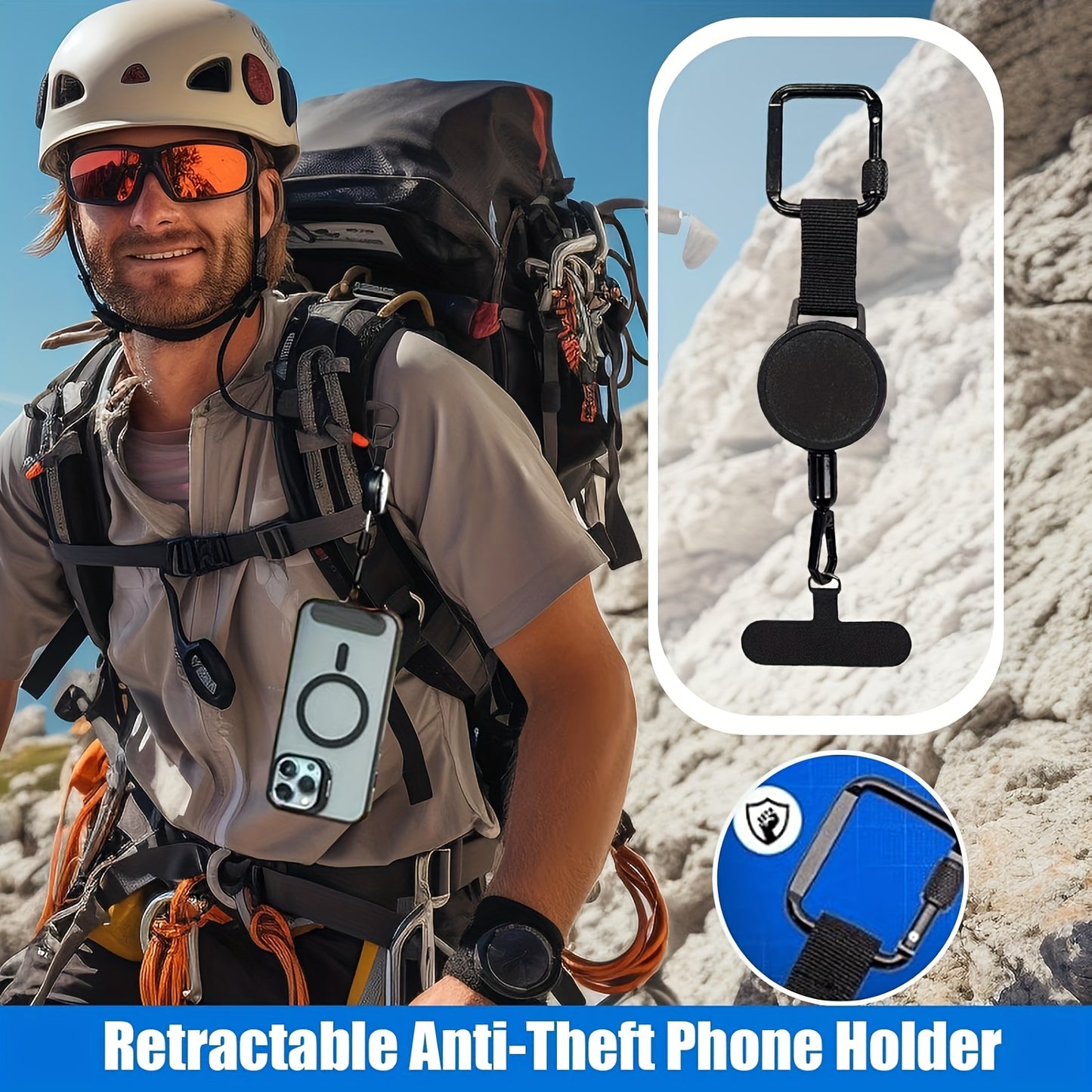 Cadena Antirrobo para Celular – Protección y Estilo en Movimiento 🚶‍♂️🔒