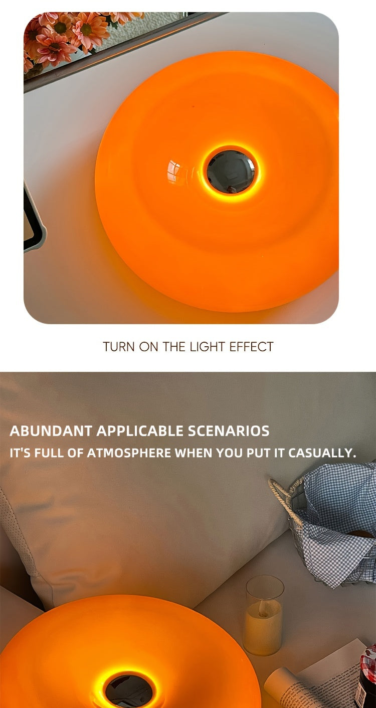 Crea el Ambiente Perfecto en Segundos – Lámpara Donut LED con 6 Brillos y 3 Tonos que Amarás 💡🧡