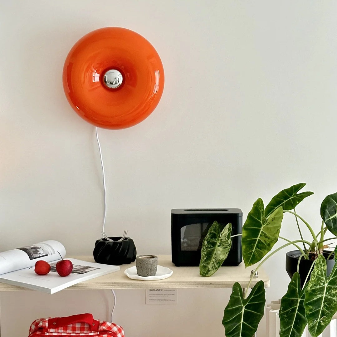 Crea el Ambiente Perfecto en Segundos – Lámpara Donut LED con 6 Brillos y 3 Tonos que Amarás 💡🧡