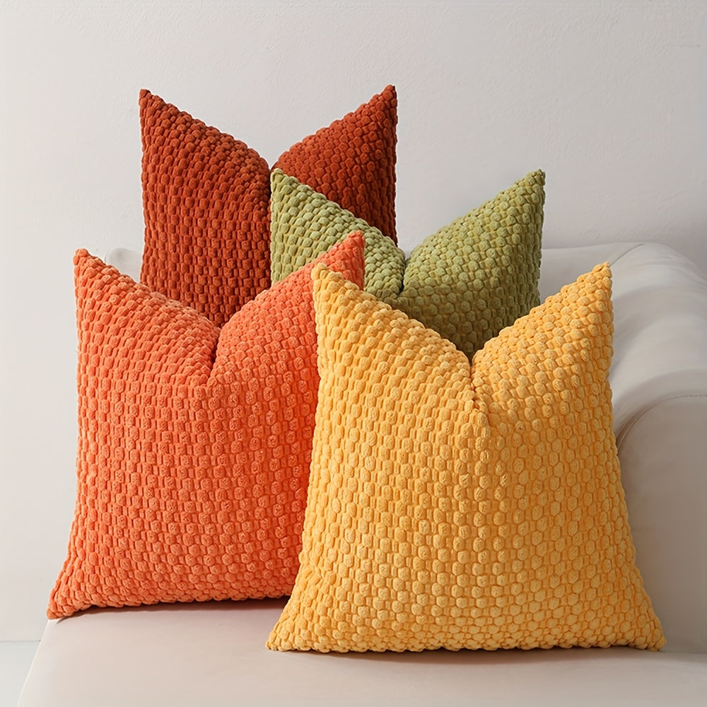 Set de 4 Fundas de Cojín de Terciopelo Doble Cara – Elegancia y Comodidad para Tu Sala o Recámara 🛋️💖