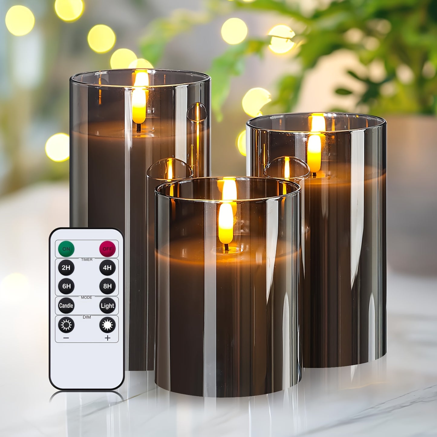 Set 3 Velas LED sin Llama con Control Remoto – Ambiente Romántico sin Complicaciones 🕯️💖