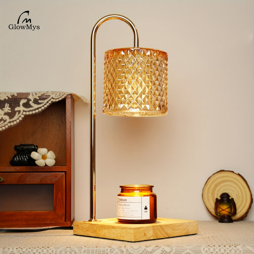 🕯️✨ Lámpara de Lujo Aromática 3 en 1 | Calienta Velas, Luz de Noche & Decoración 🌙