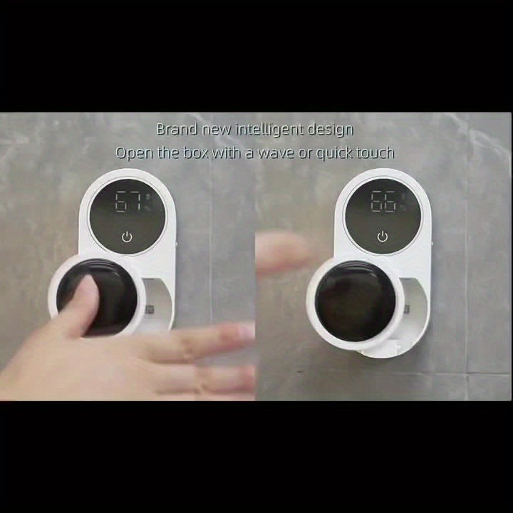 Portacepillos Inteligente con Luz Sanitizante – Orden, Higiene y Estilo en Tu Baño 🦷✨