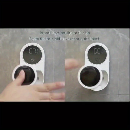 Portacepillos Inteligente con Luz Sanitizante – Orden, Higiene y Estilo en Tu Baño 🦷✨