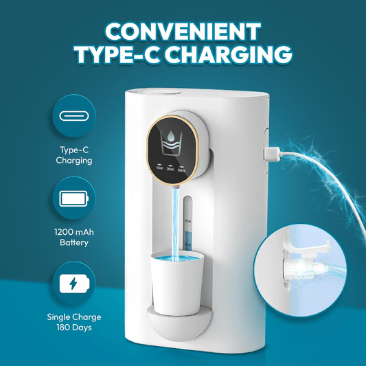 ✨ Dispensador Inteligente de Enjuague Bucal 🪥💧 – 3 Niveles ⚡ 2 Vasos Magnéticos 🥂 USB Recargable 🔋 Ideal para Baño & Cuidado Oral 🛁