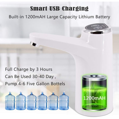 ¡Recarga y Disfruta! Dispensador Eléctrico para Garrafones 2-5 Gal USB 🔋💧