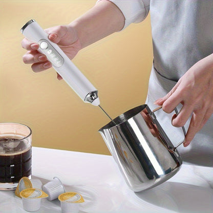 ☕ Espumador y Batidor Inalámbrico – Ideal para Café, Huevos y Postres