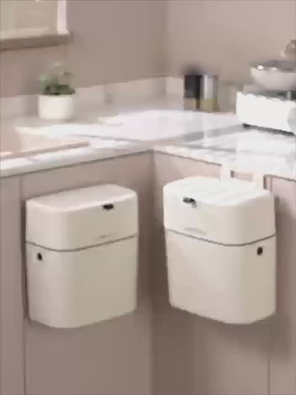 Bote de Basura Montado en Pared – Orden y Limpieza Sin Esfuerzo en tu Hogar 🏠✨